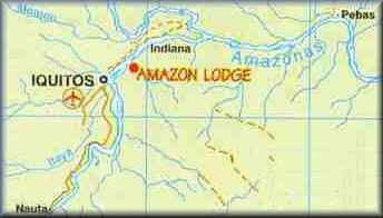 Amazon Lodge location