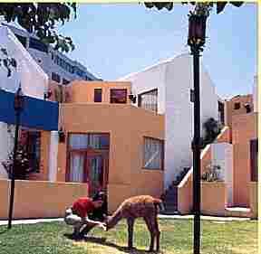 Hotel rooms exterior