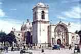 Plaza in Juliaca, Peru