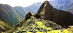 Peruvian ruins of Machu Picchu